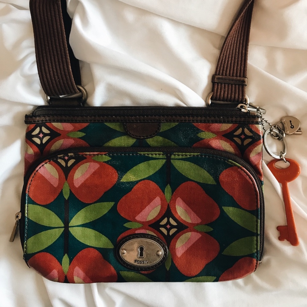 Fossil cross body purse and change pouch